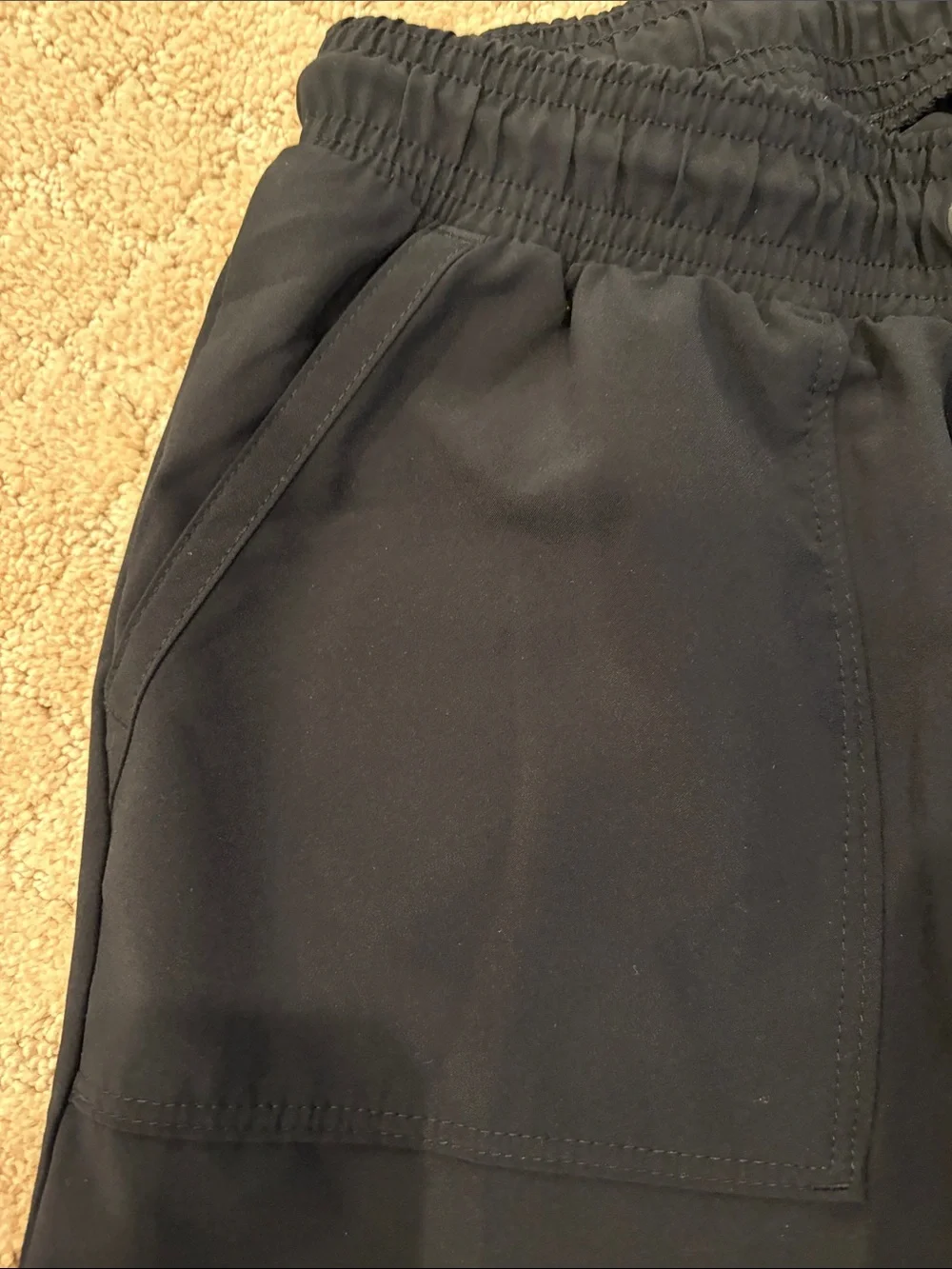 Athleta Black Kids Joggers with Elastic Cuffs